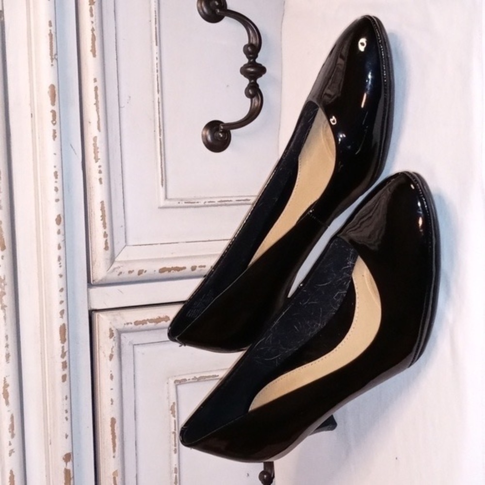 Croft & Barrow Glossy Black Flats